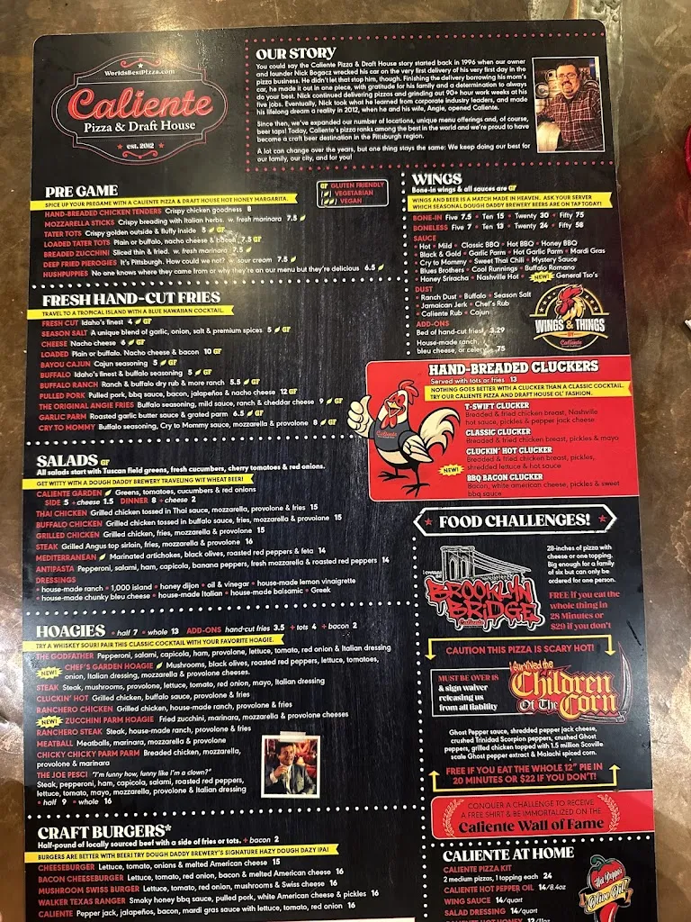 Menu_Caliente Pizza & Draft House - Sewickley_Sewickley, PA_image_old_3