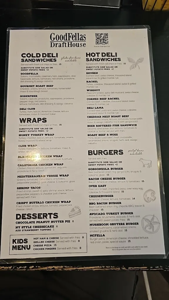 Menu_GoodFellas DraftHouse_Sewickley, PA_image_old_1