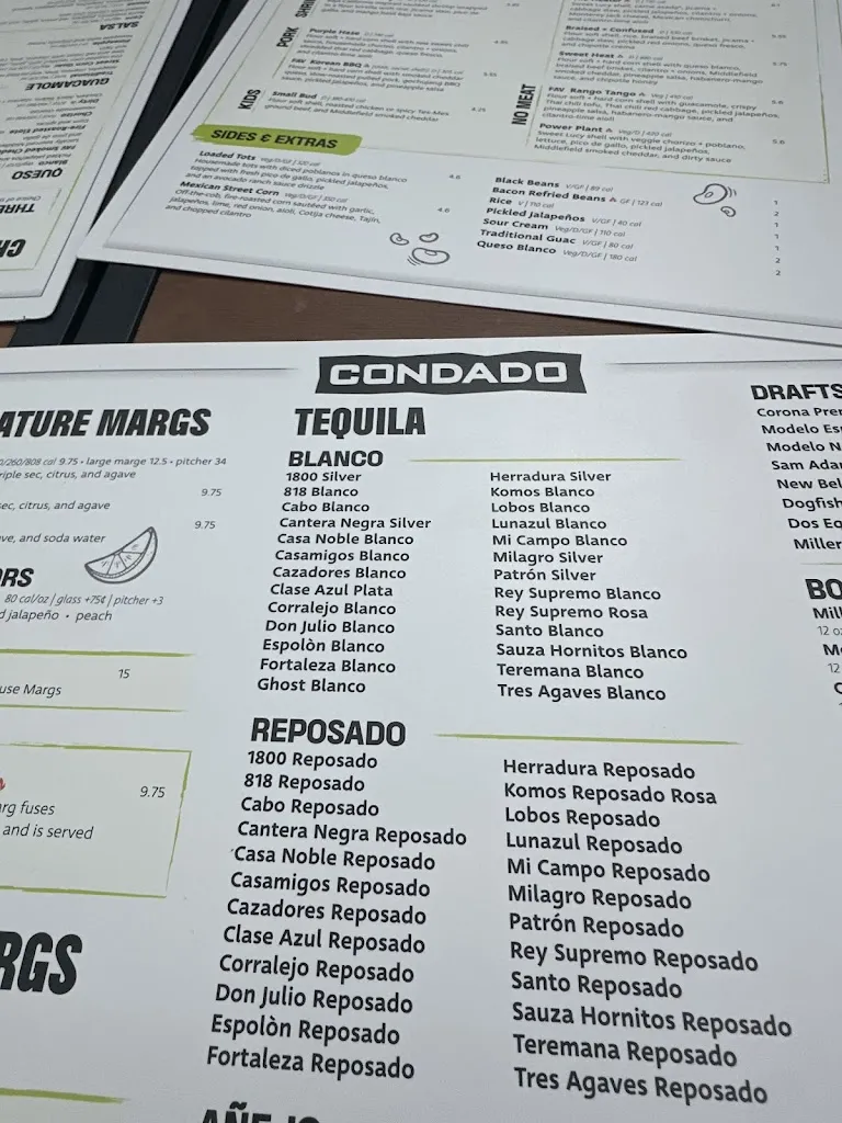 Menu_Condado Tacos_Cranberry Twp, PA_image_old_2
