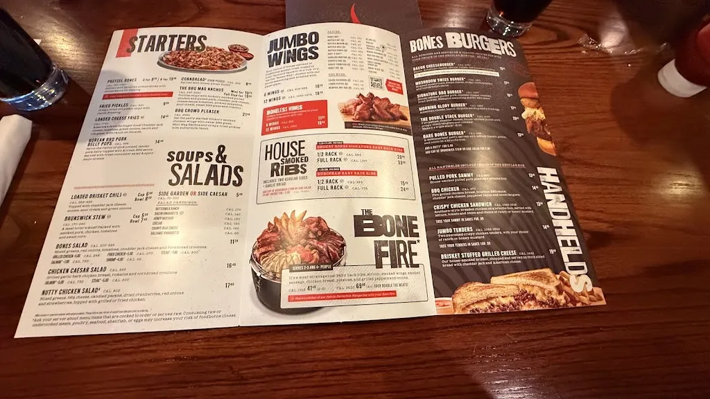 Menu_Smokey Bones Cranberry Township_Cranberry Township, PA_image_old_1