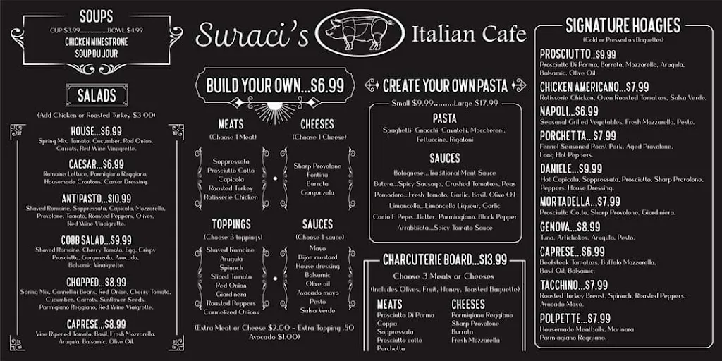 Menu_Suraci's_Forty Fort, PA_image_old_2