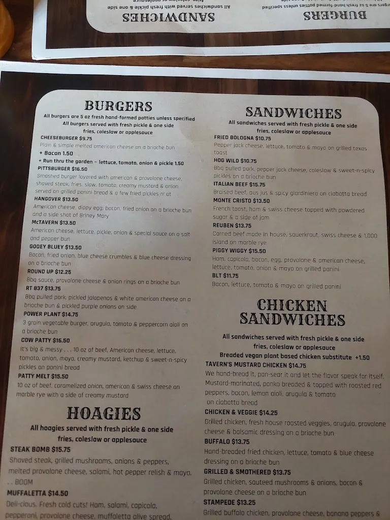 Menu_Elrama Tavern_Elrama, PA_image_old_3