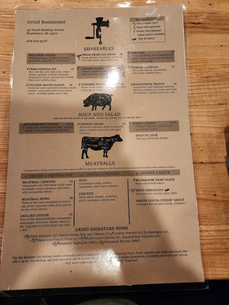 Menu_Grind_Boyertown, PA_image_old_2
