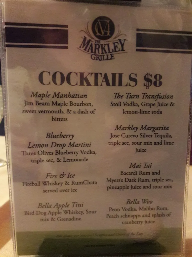 Menu_The Markley Grille at Bella Vista Golf Course (Open to the Public)_Gilbertsville, PA_image_old_3