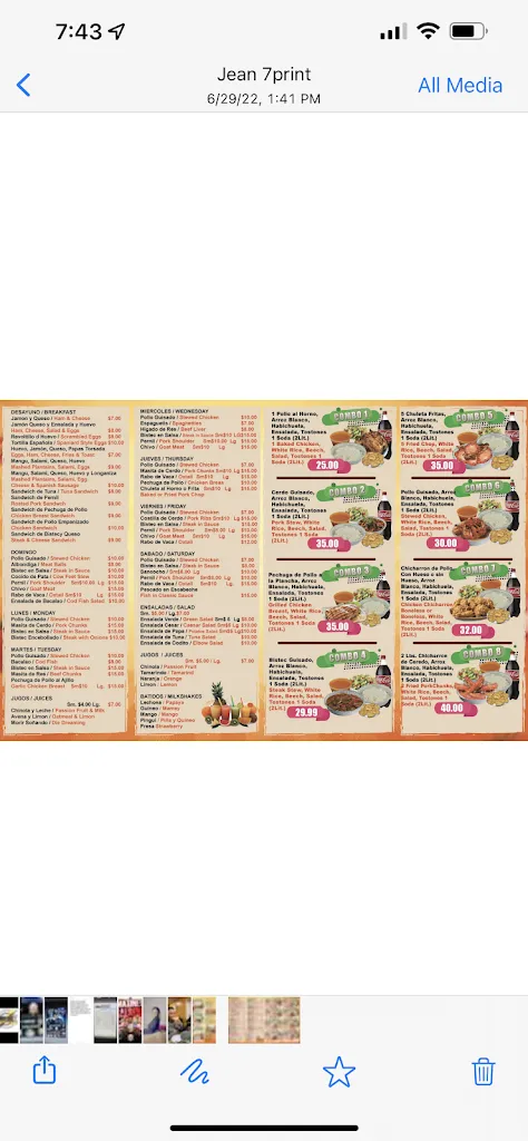 Menu_Sazon Latino Restaurant_Hazleton, PA_image_old_2