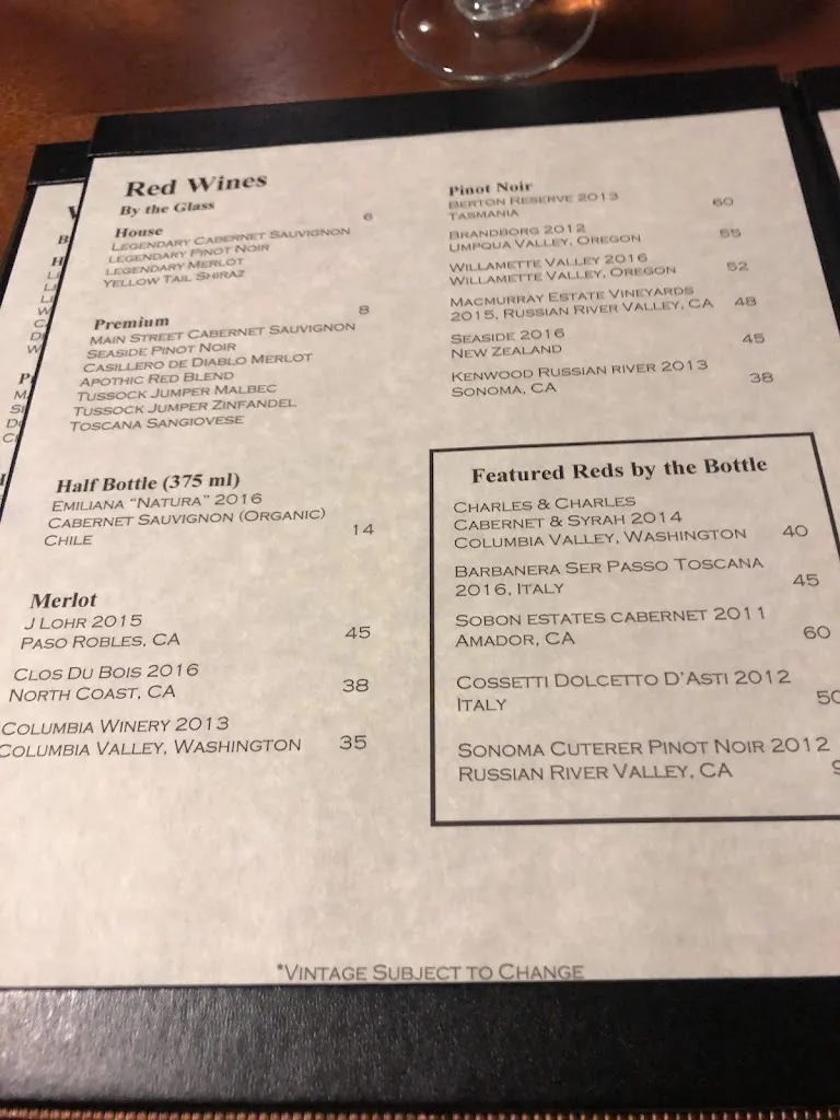 Menu_The Gardens Restaurant_State College, PA_image_old_2
