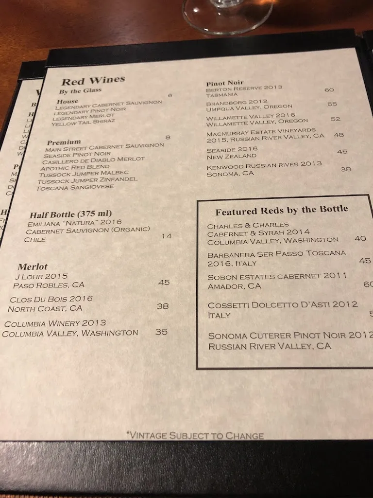 Menu_The Gardens Restaurant_State College, PA_image_old_3