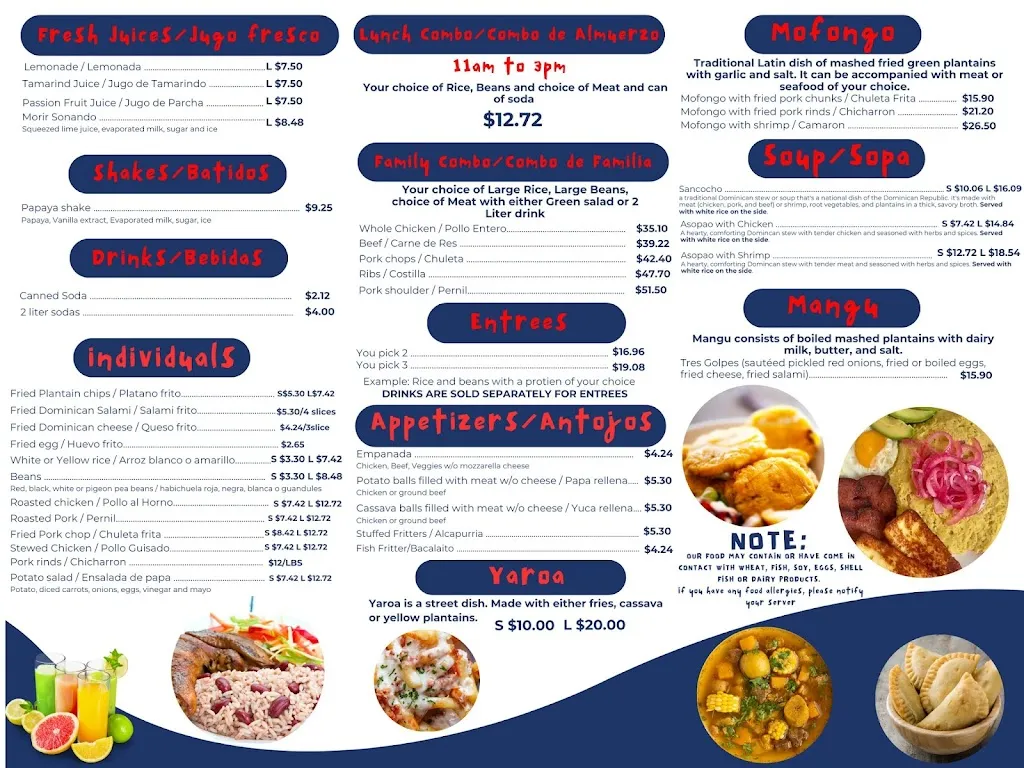 Menu_La Caribbean Corner_State College, PA_image_old_2