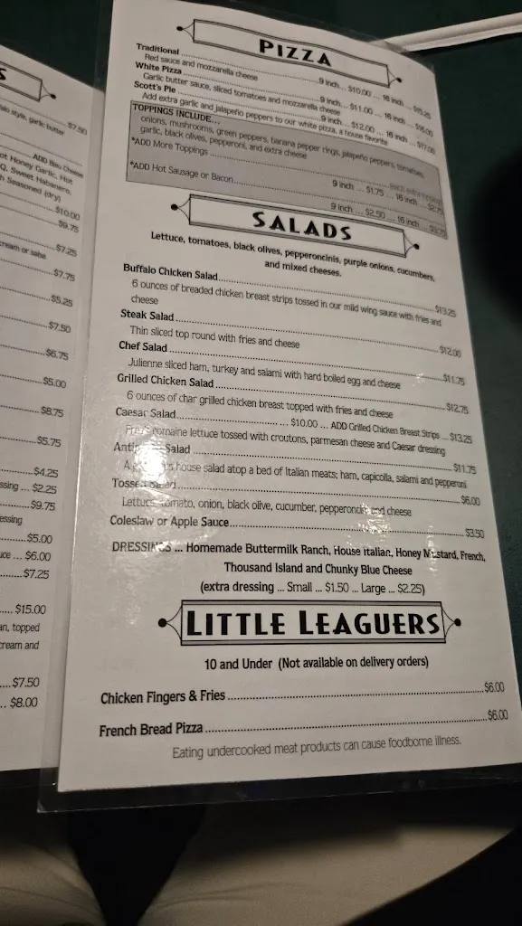 Menu_Blinky's Noble Grill & Bar_Pittsburgh, PA_image_old_2