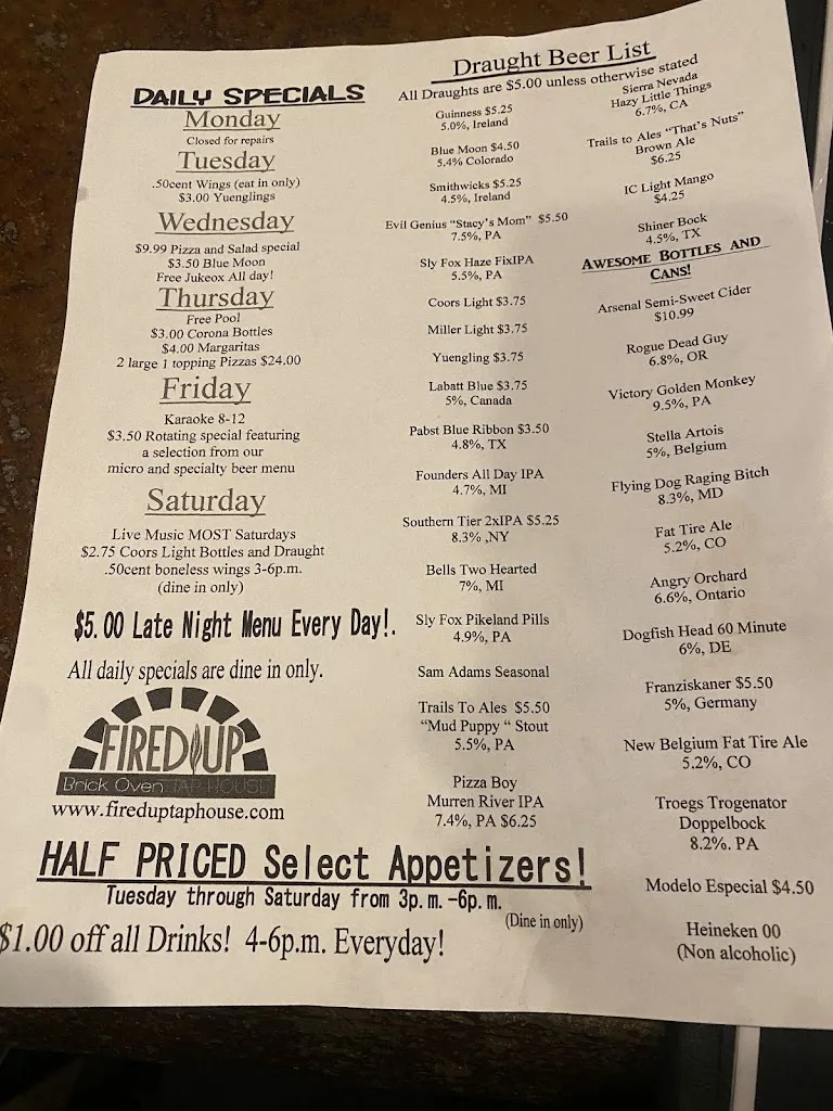 Brittny Saville_Fired Up Brick Oven Tap House_Pittsburgh, PA_review