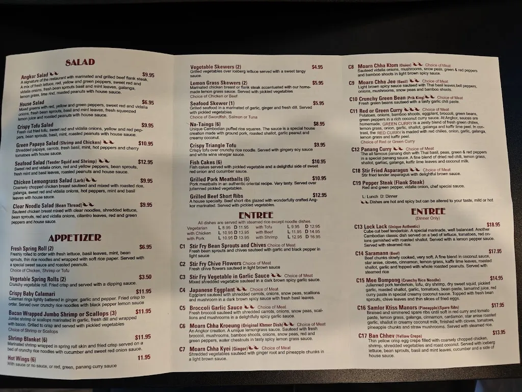 Menu_Angkor - Cambodian Thai Cuisine_Pittsburgh, PA_image_old_1