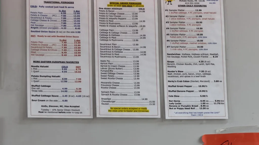 Menu_Pierogies Plus_McKees Rocks, PA_image_old_3