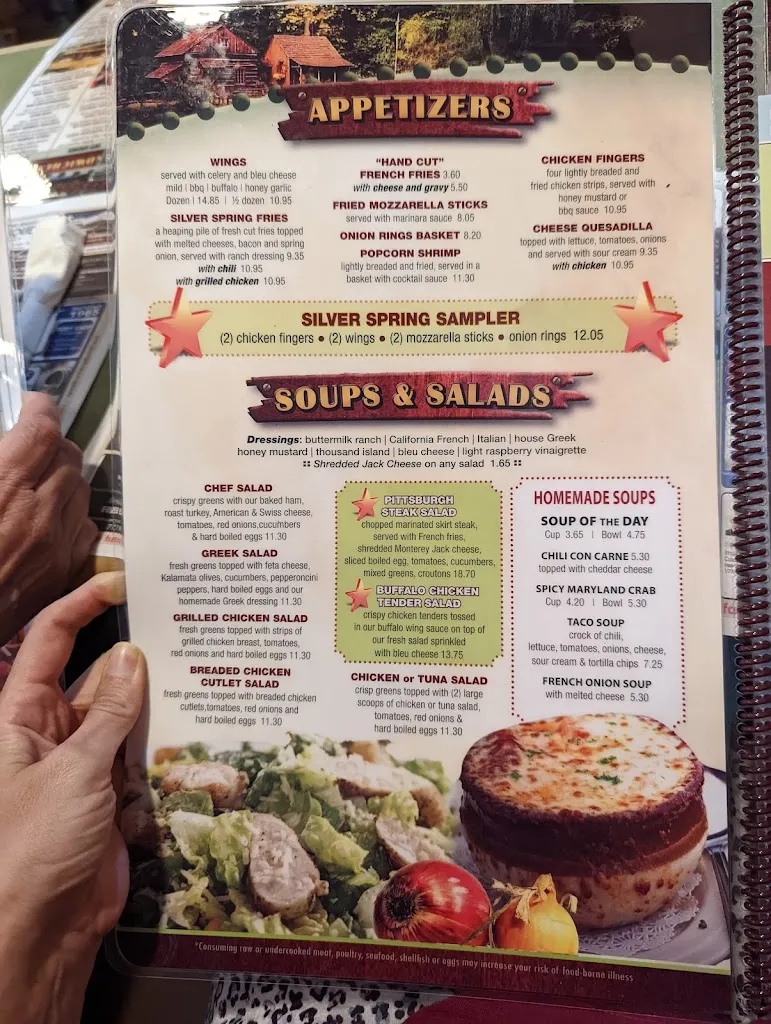 Menu_Silver Spring Family Restaurant_Lancaster, PA_image_old_2