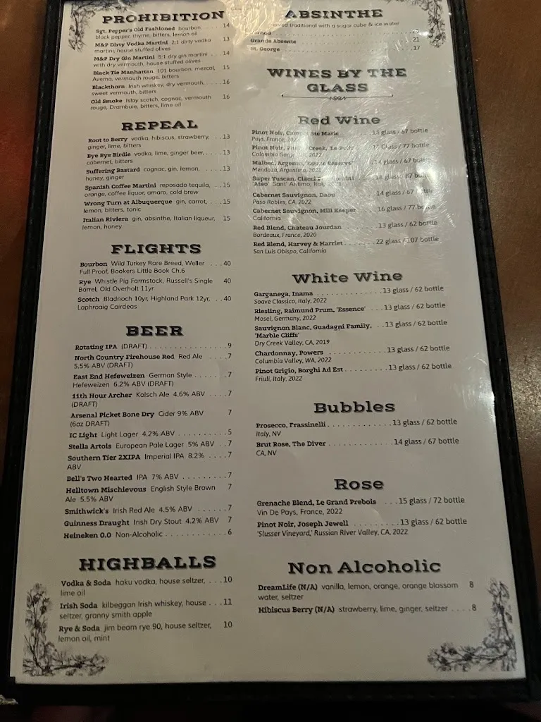 Menu_Meat & Potatoes_Pittsburgh, PA_image_old_1