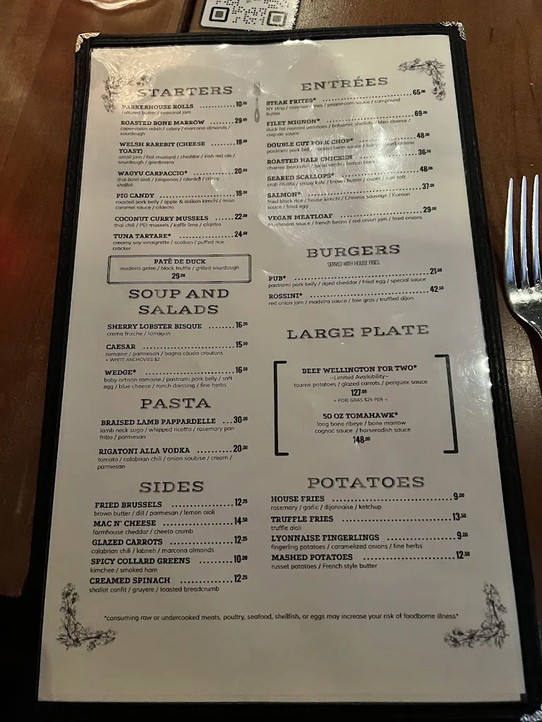 Menu_Meat & Potatoes_Pittsburgh, PA_image_old_2
