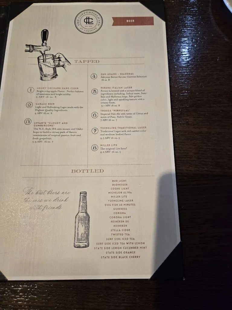 Menu_Copperfield Inn at Lakeside_Limerick, PA_image_old_1