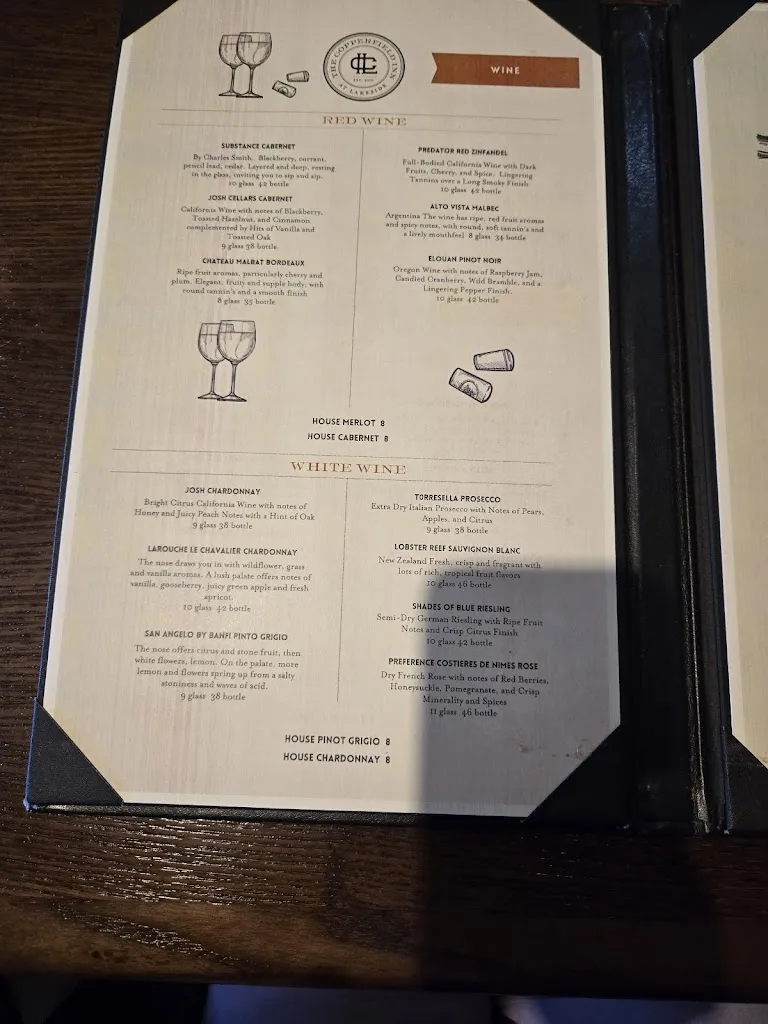 Menu_Copperfield Inn at Lakeside_Limerick, PA_image_old_2