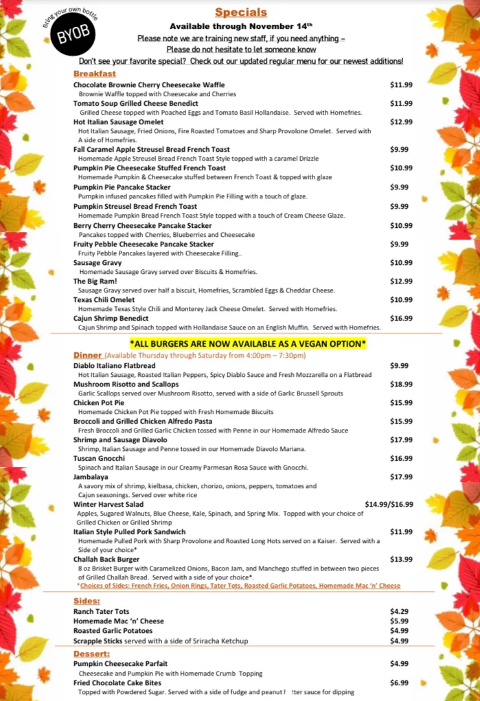 Menu_Annamarie's Place_Royersford, PA_image_old_1