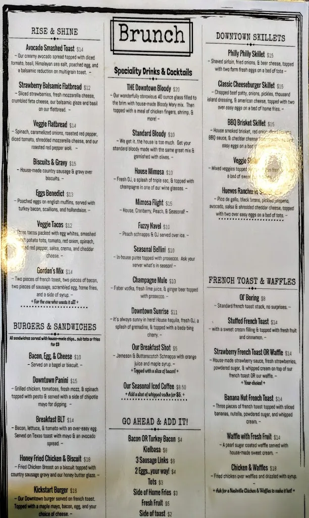 Menu_Downtown Gastropub & Restaurant_Royersford, PA_image_old_2