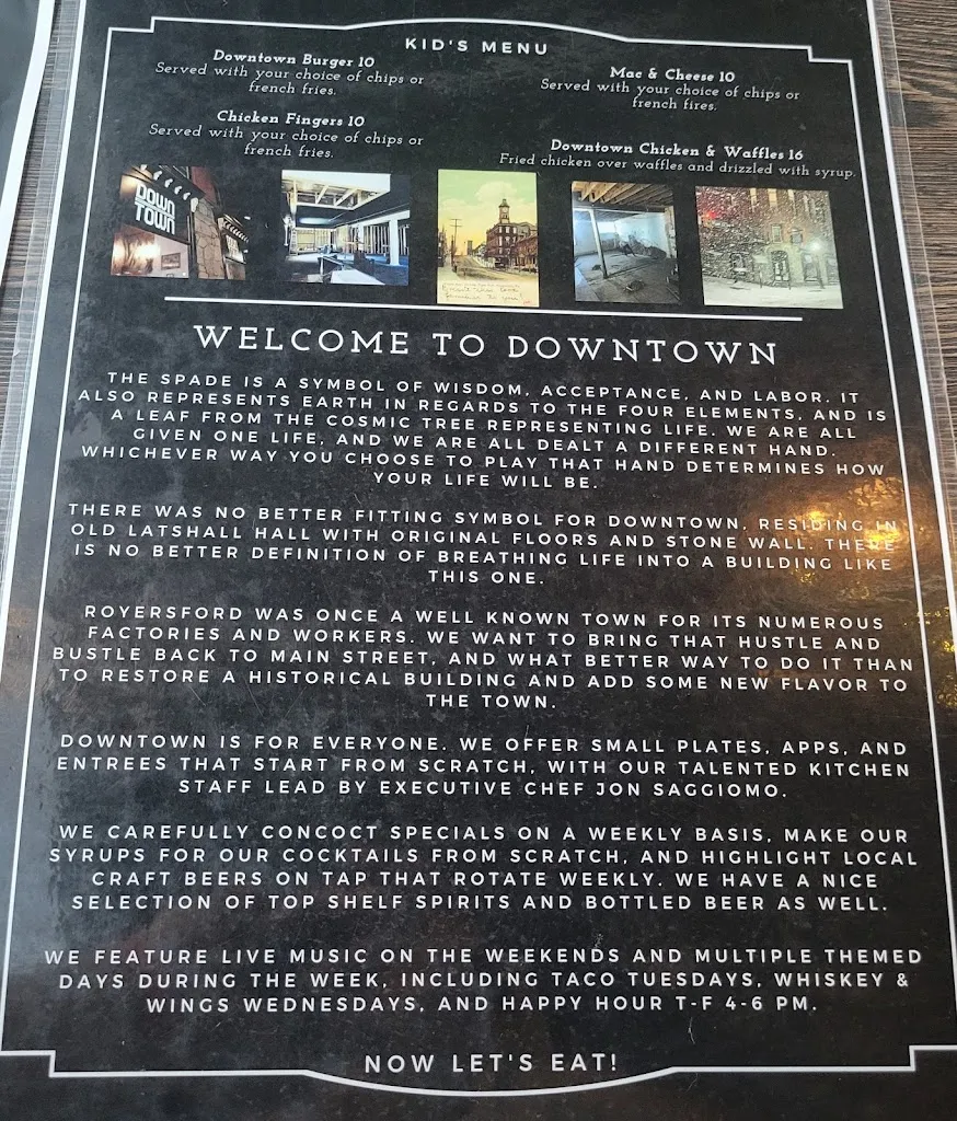 Menu_Downtown Gastropub & Restaurant_Royersford, PA_image_old_3