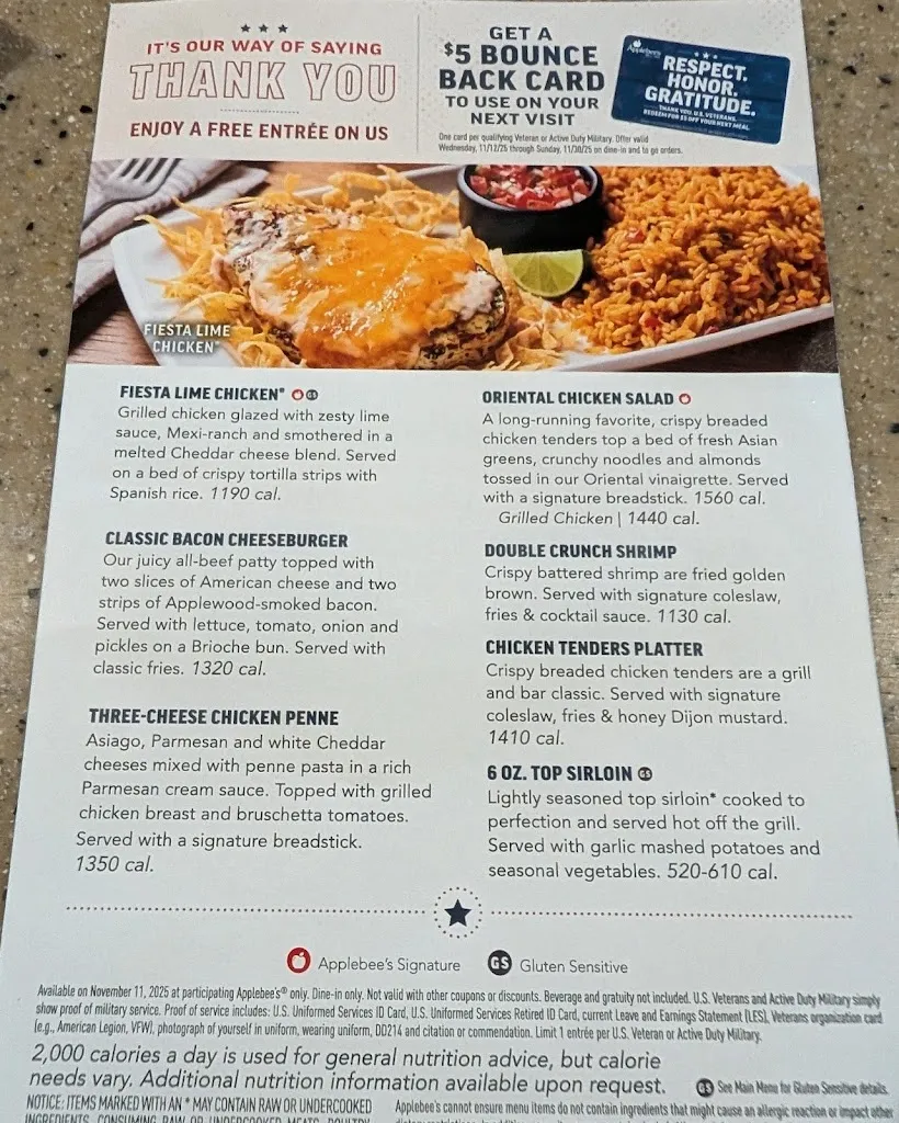 Menu_Applebee's Grill + Bar_Limerick, PA_image_old_1