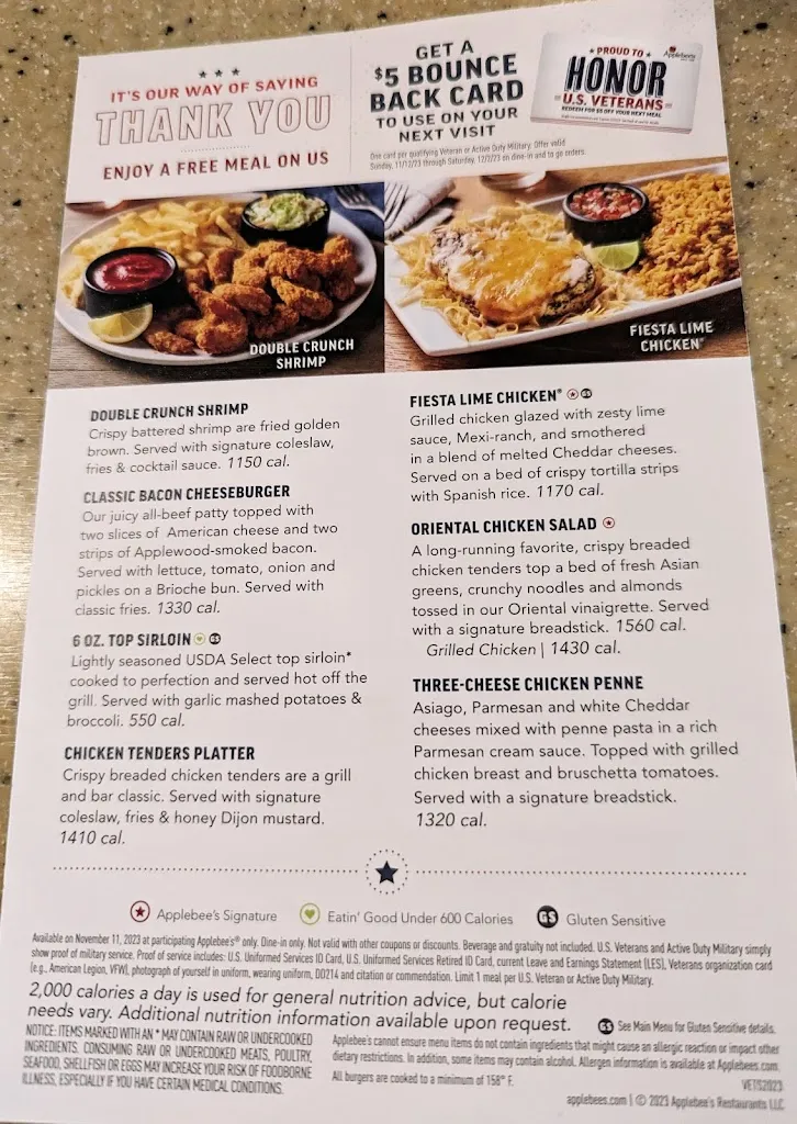 Menu_Applebee's Grill + Bar_Limerick, PA_image_old_2