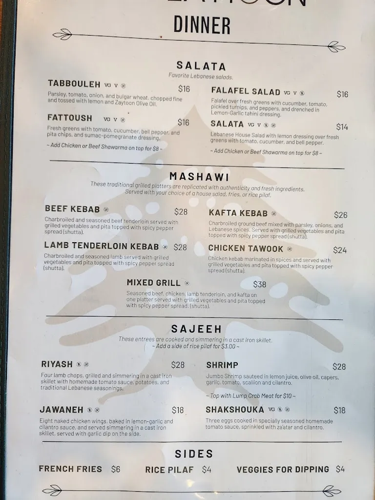 Menu_Tasty Zaytoon Lebanese Market and Restaurant_Exton, PA_image_old_2