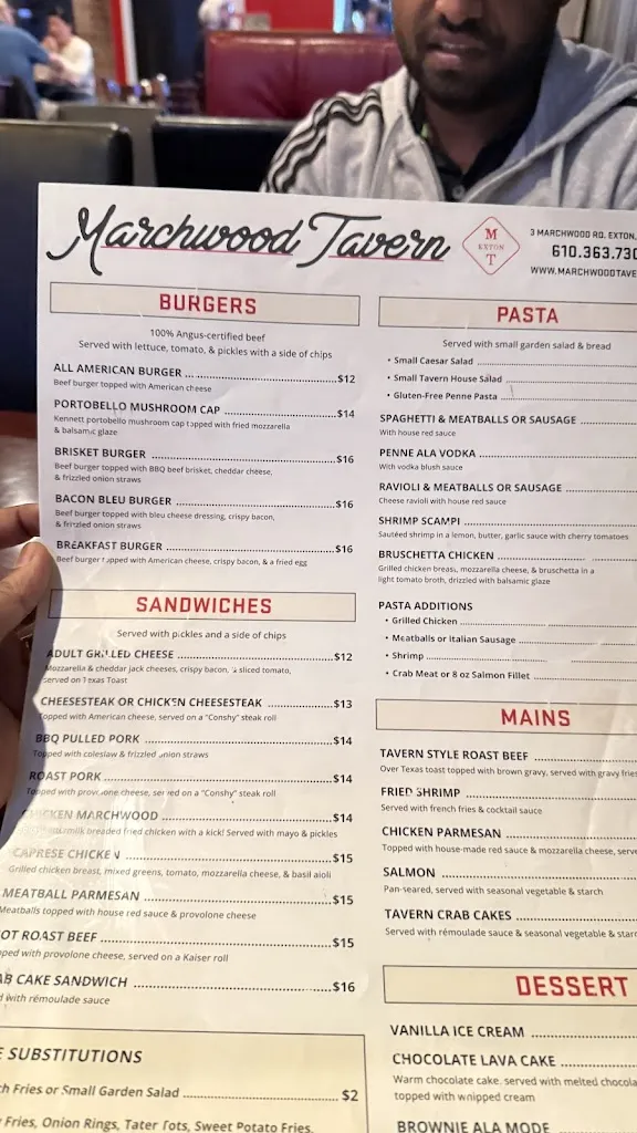 Menu_Marchwood Tavern_Exton, PA_image_old_3