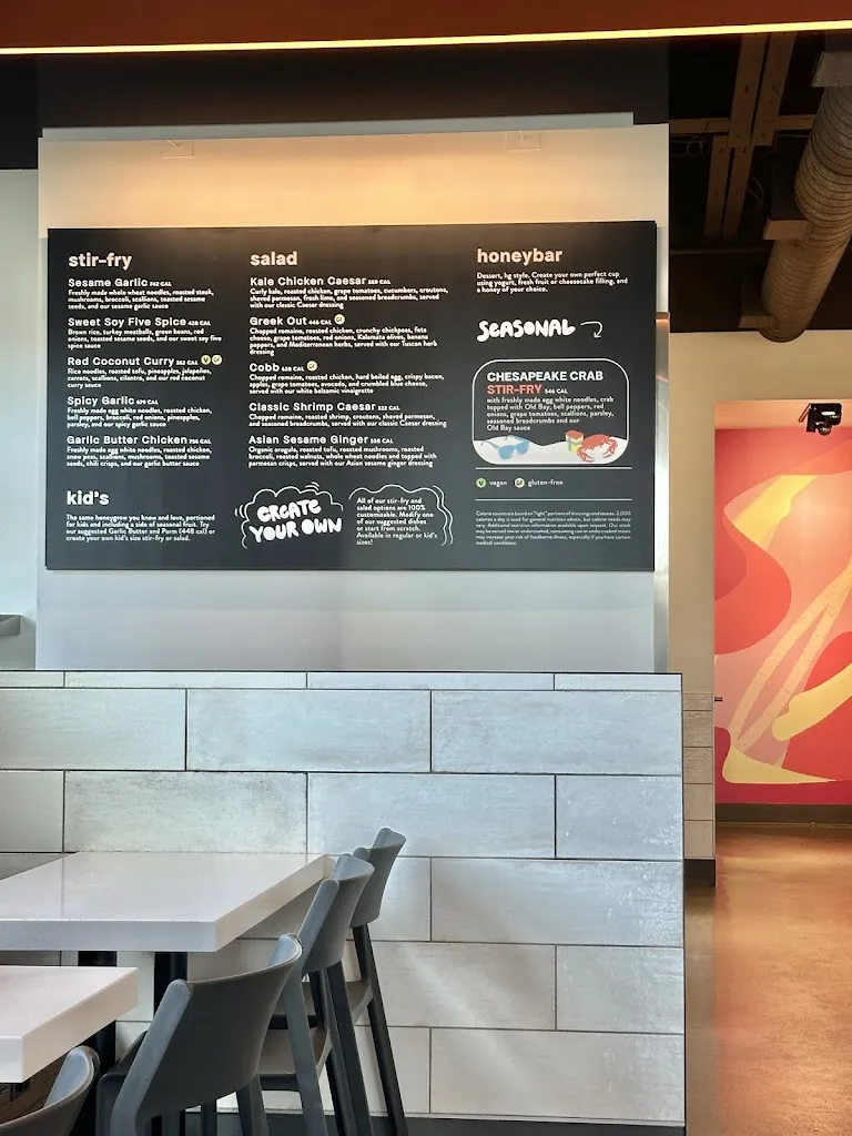 Menu_honeygrow_Exton, PA_image_old_2