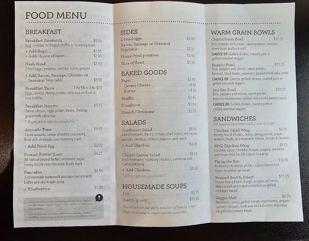 Menu_Molly's Courtyard Cafe of Marietta_Marietta, PA_image_old_1
