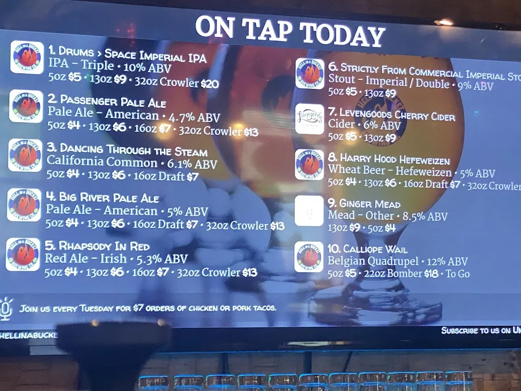 Menu_Hell In A Bucket Brewing_Marietta, PA_image_old_2