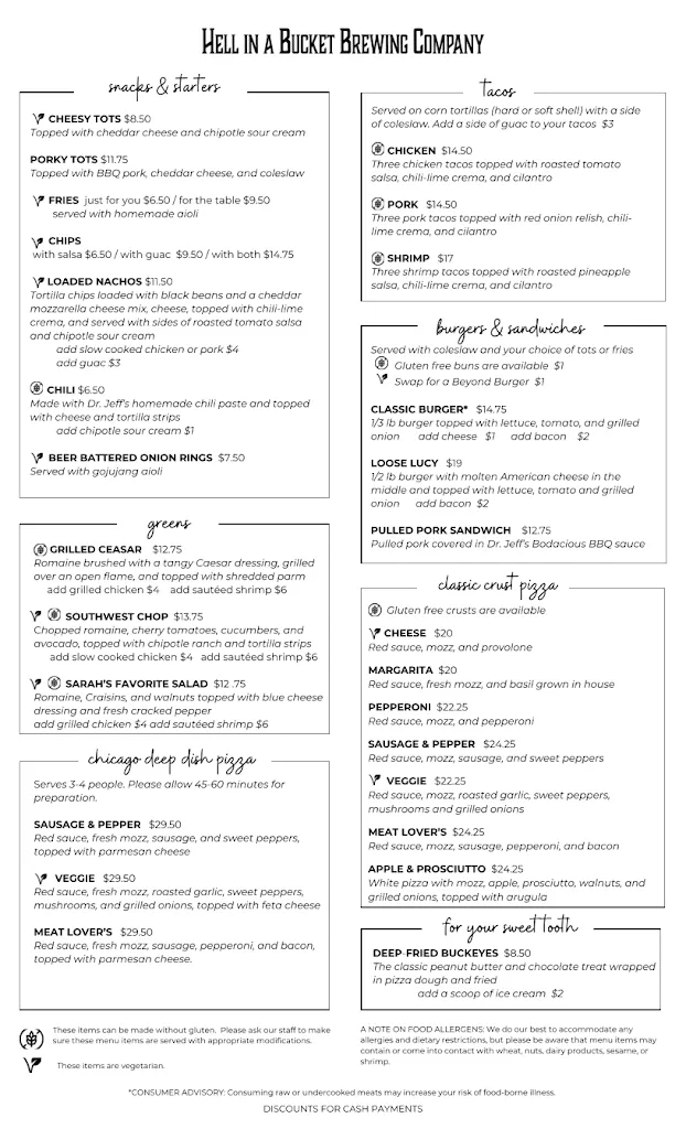 Menu_Hell In A Bucket Brewing_Marietta, PA_image_old_3