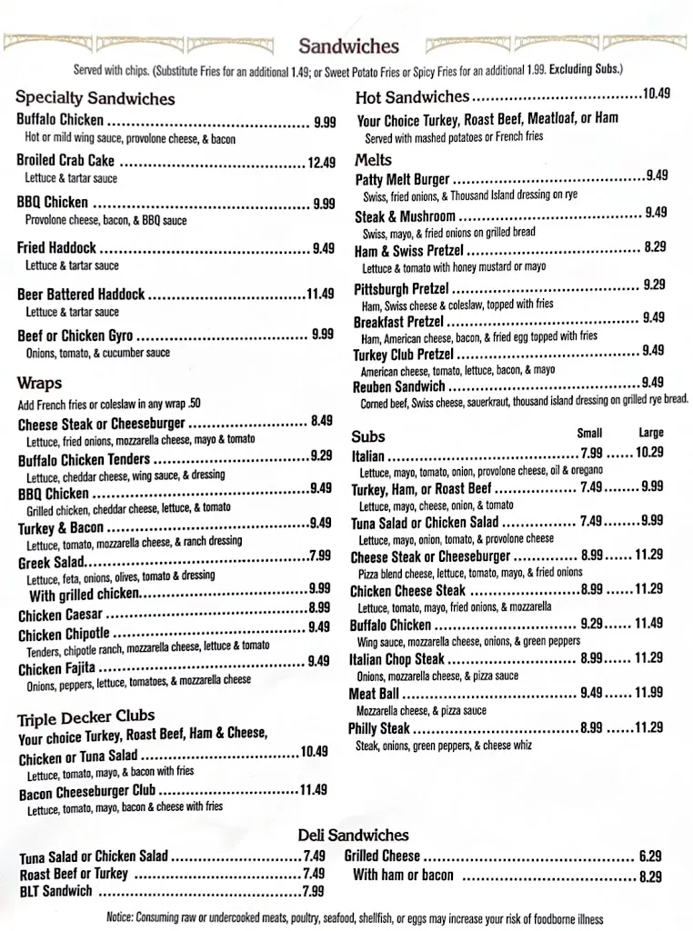 Menu_Rivertowne Restaurant & Bar_Wrightsville, PA_image_old_3