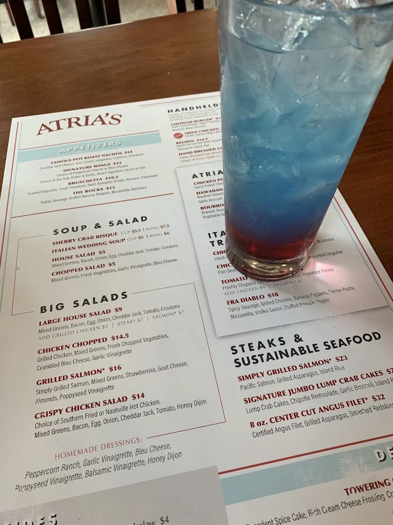 Menu_Atria's Restaurant - Peters Township_McMurray, PA_image_old_3
