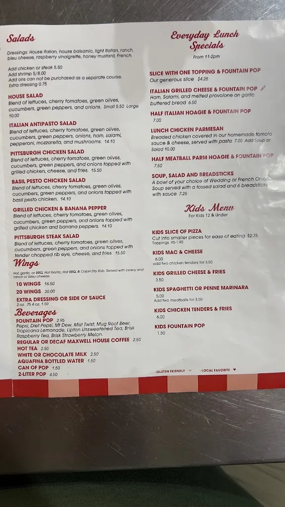 Menu_Grande Italian Restaurant_McMurray, PA_image_old_3