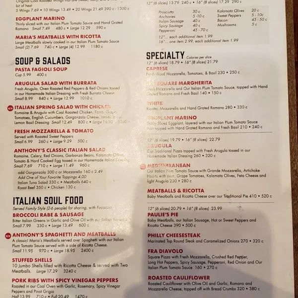 Menu_Anthony's Coal Fired Pizza & Wings_McMurray, PA_image_old_2