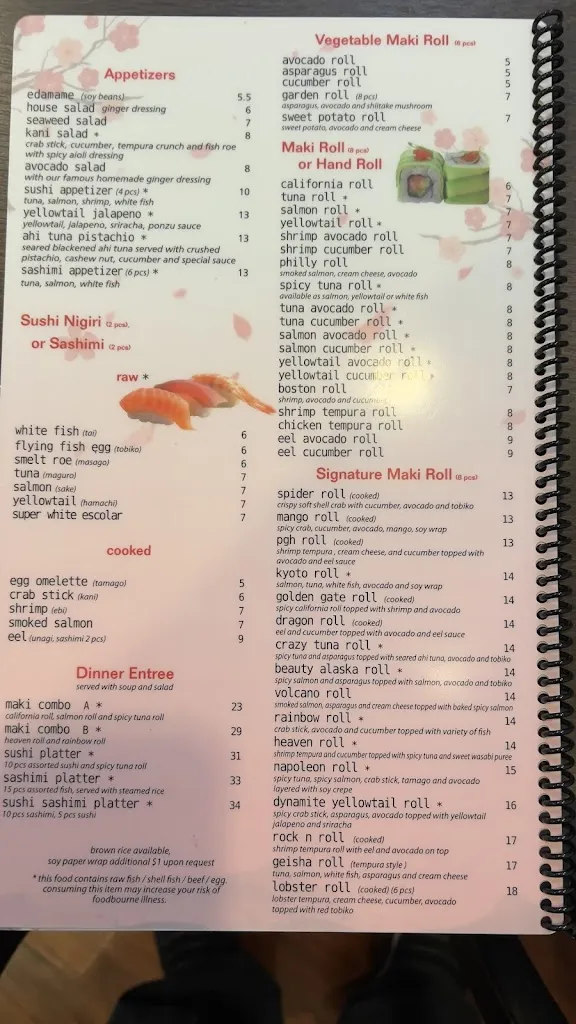 Menu_Sesame Gourmet_McMurray, PA_image_old_1