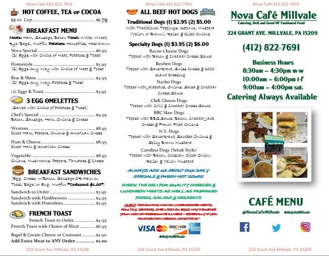 Menu_Nova Cafe Millvale_Pittsburgh, PA_image_old_3