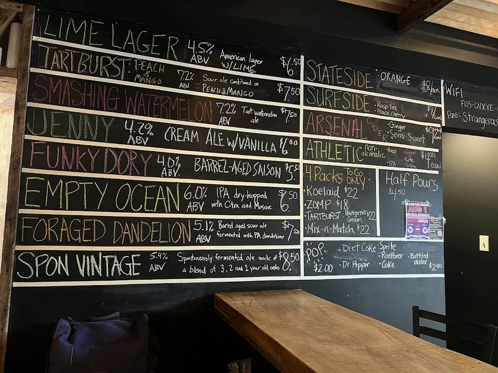 Menu_Strange Roots Experimental Ales_Millvale, PA_image_old_2