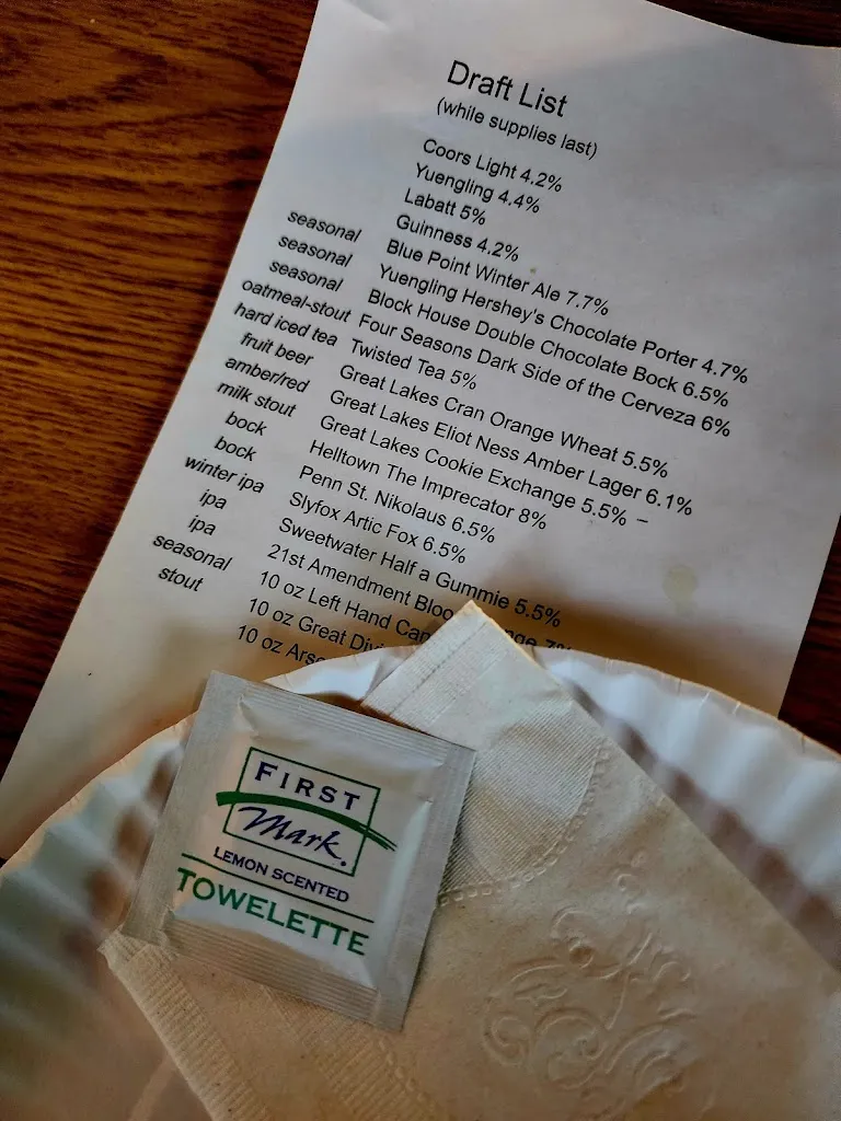 Menu_Sidelines Bar & Grill_Pittsburgh, PA_image_old_2