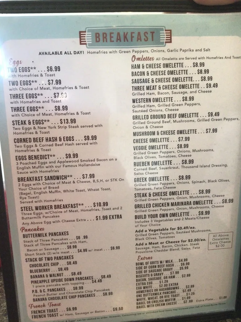 Menu_Millvale Diner_Pittsburgh, PA_image_old_1
