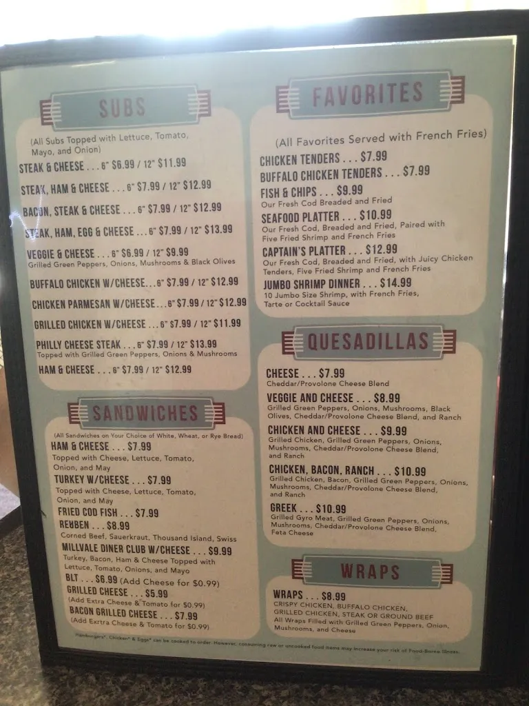 Menu_Millvale Diner_Pittsburgh, PA_image_old_3