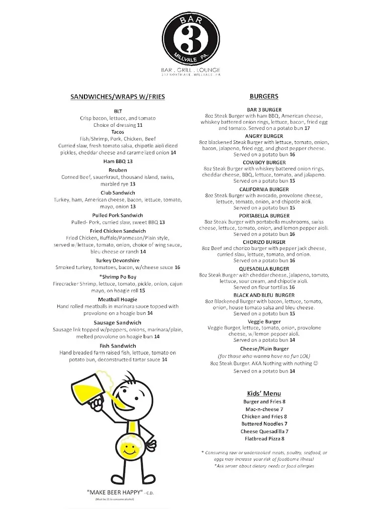Menu_Bar 3 Millvale_Millvale, PA_image_old_1