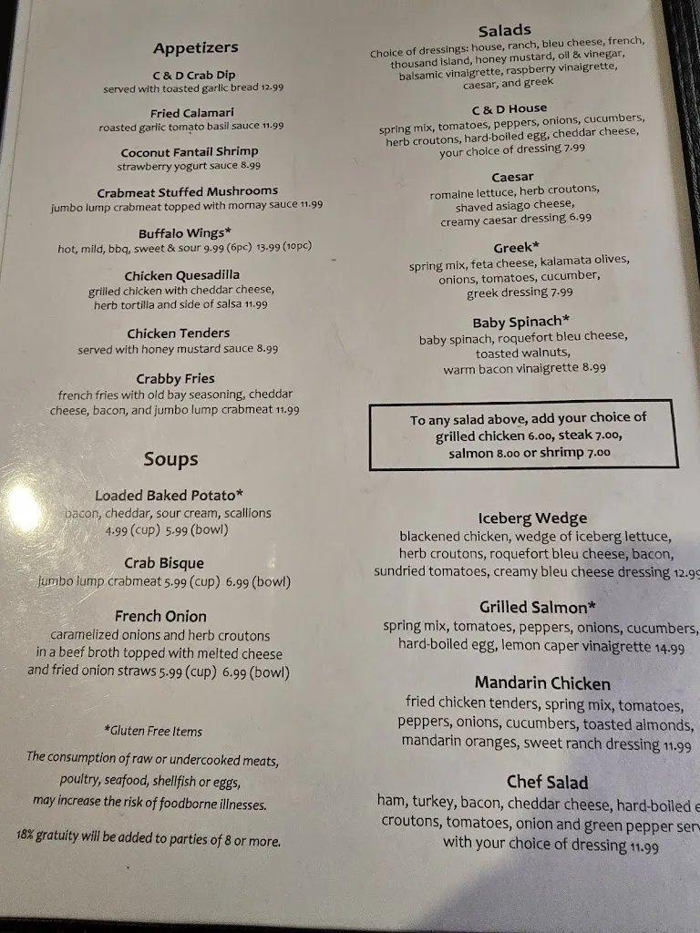 Menu_C&D Bar & Grill_New Oxford, PA_image_old_3