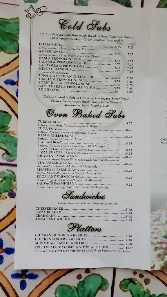Menu_Gallo Pizza & Italian Restaurant_New Oxford, PA_image_old_1
