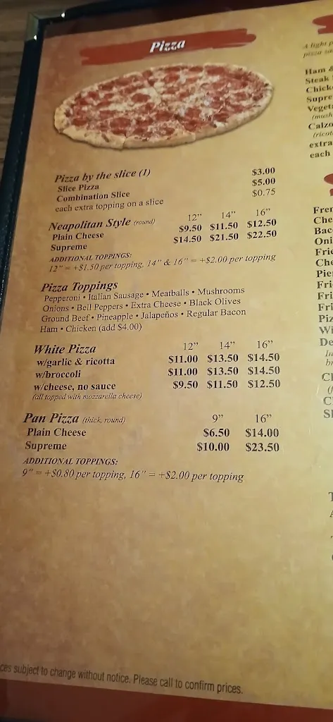 Menu_Pizza Garden Italian Restaurant_New Oxford, PA_image_old_3