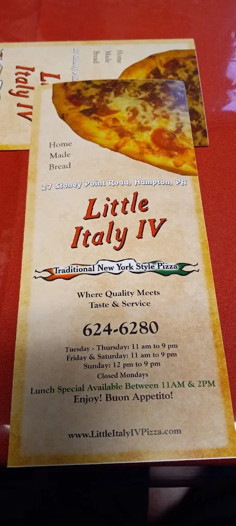 Menu_Little Italy IV_New Oxford, PA_image_old_1