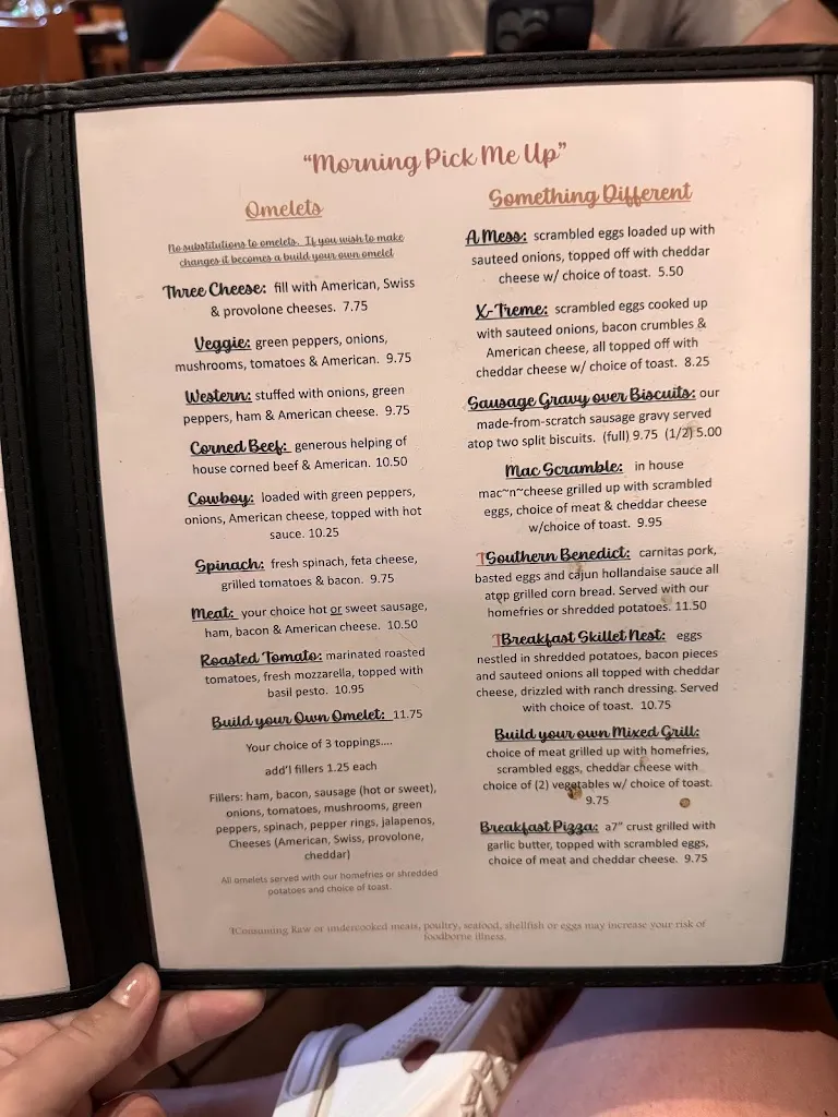 Menu_Reichhold's Cafe_Butler, PA_image_old_2