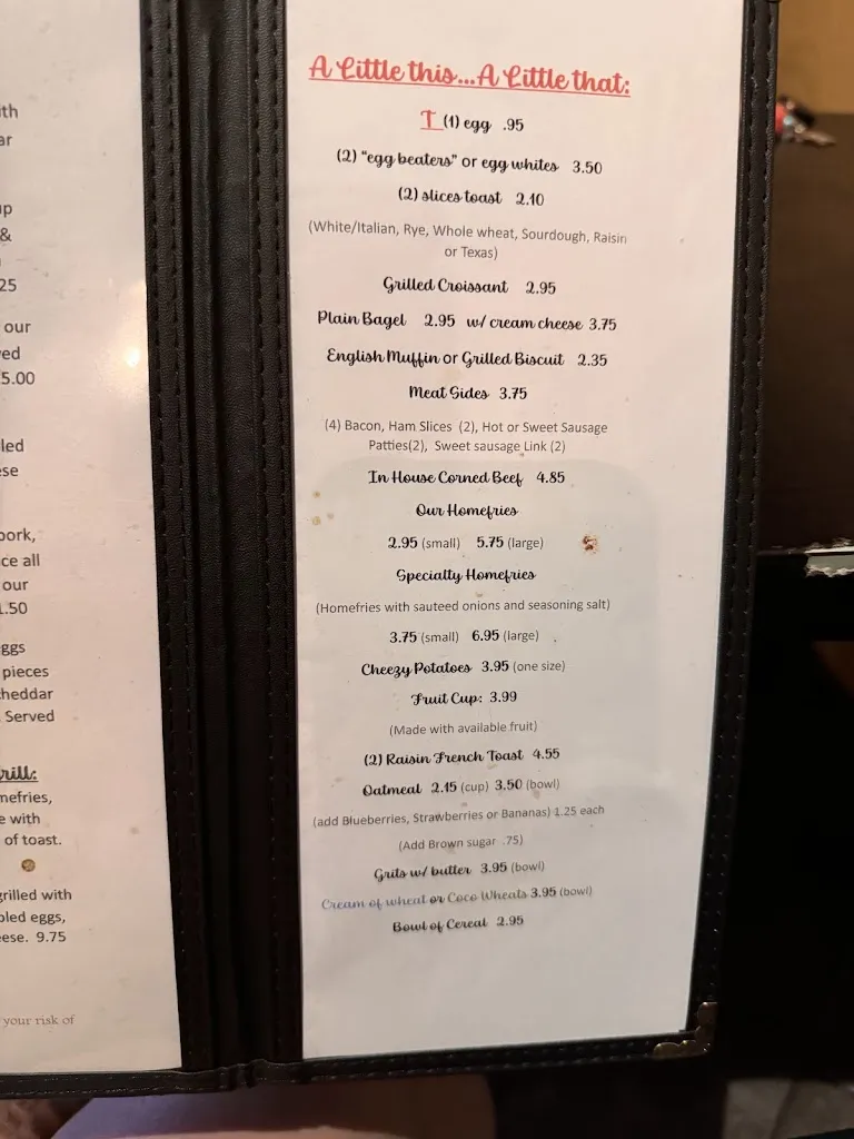 Menu_Reichhold's Cafe_Butler, PA_image_old_3