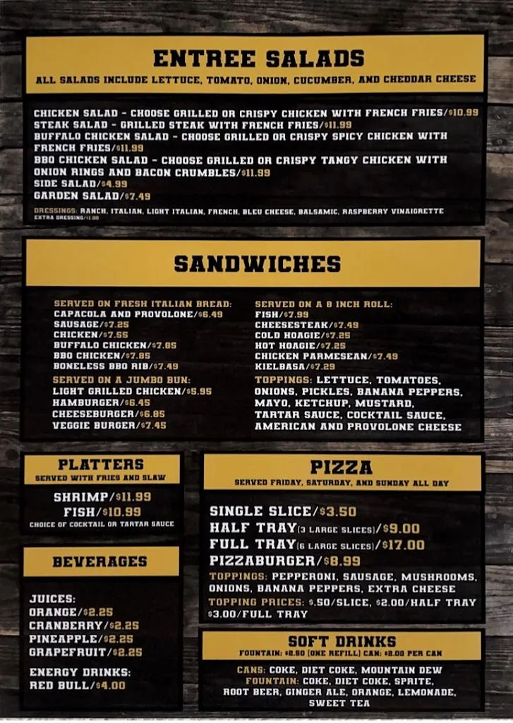 Menu_Foster House II_Belle Vernon, PA_image_old_1